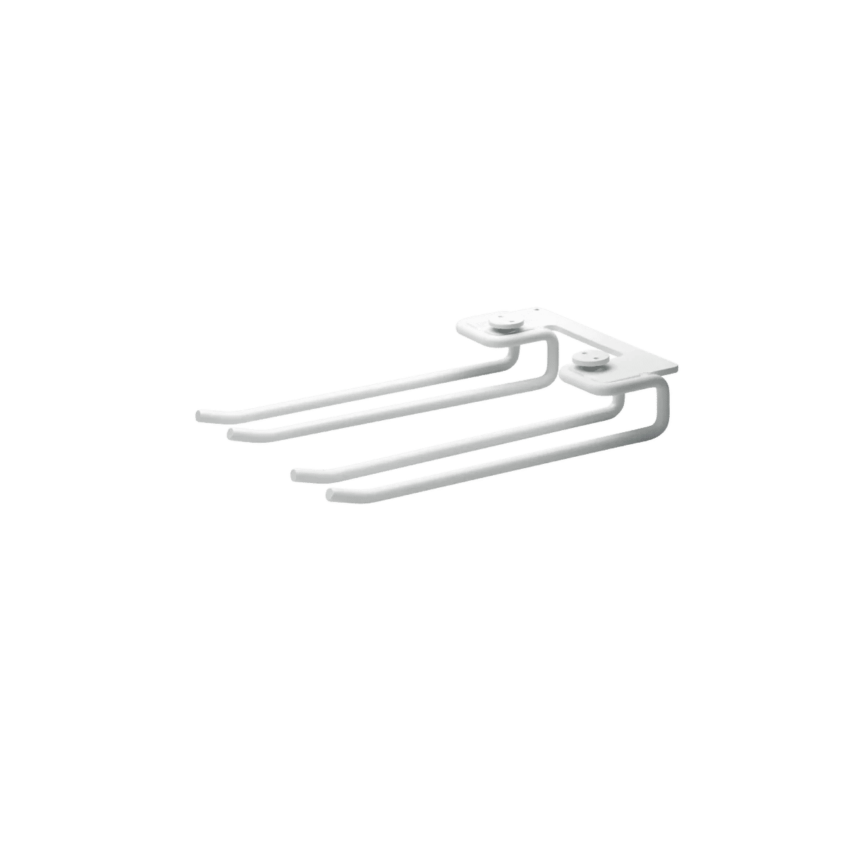 Vinglassholder 13,5x20x3 Hvit – 2 stk
