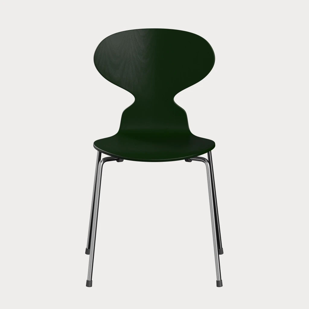Myren™ 3101 Skallstol, farget finer Evergreen (955), forkromet stålben