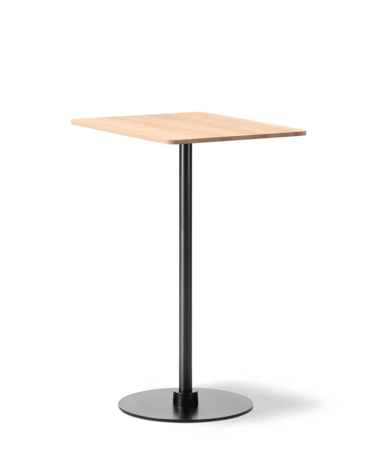 Plan (6624) Column Table 60x70 cm – Eik lys olje, FSC Mix 70% Sort 105 cm