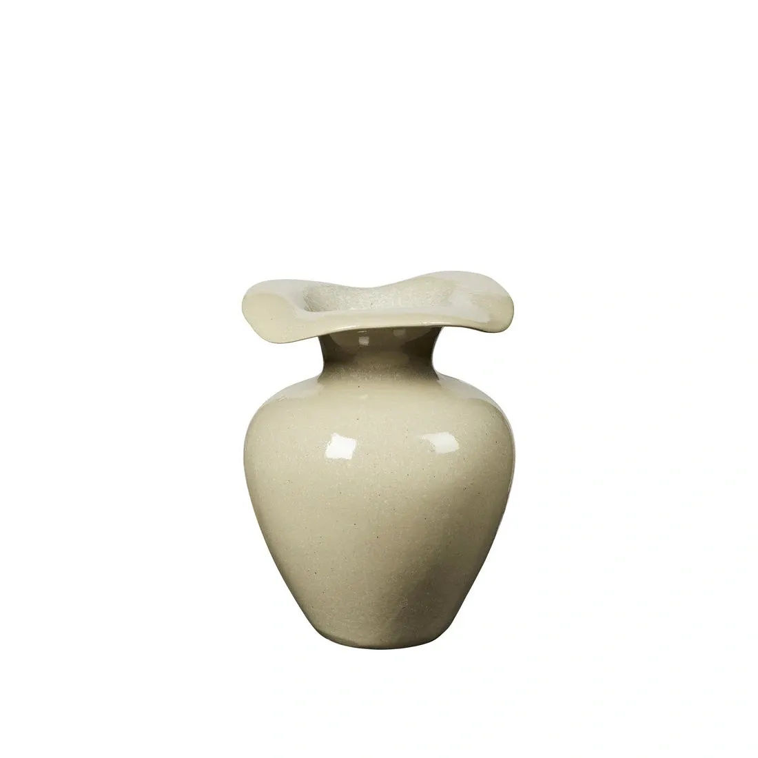 Florentina Vase M Beige Ø24 x H32 cm
