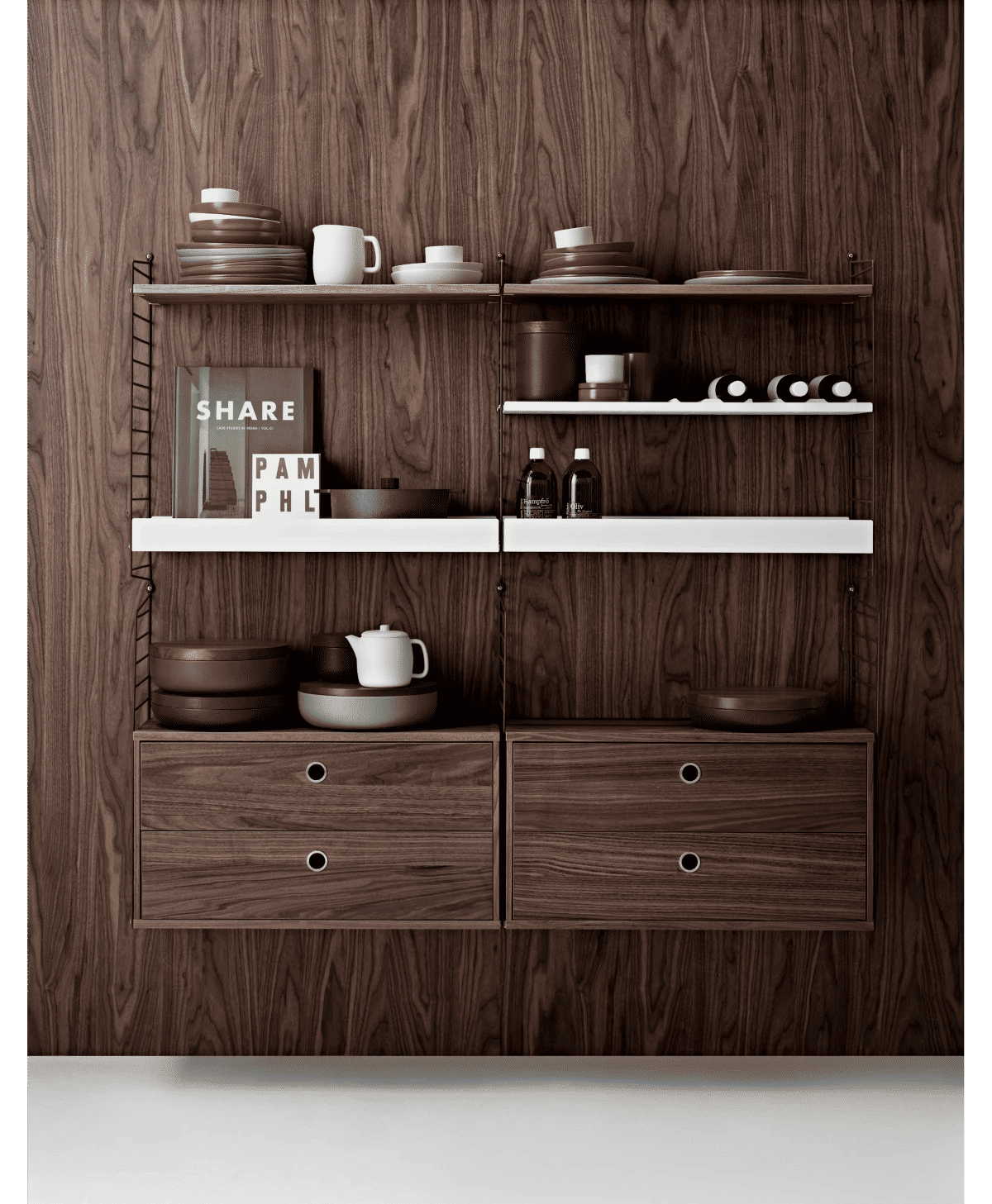 Gulvpanel 30x115 Mørk brun