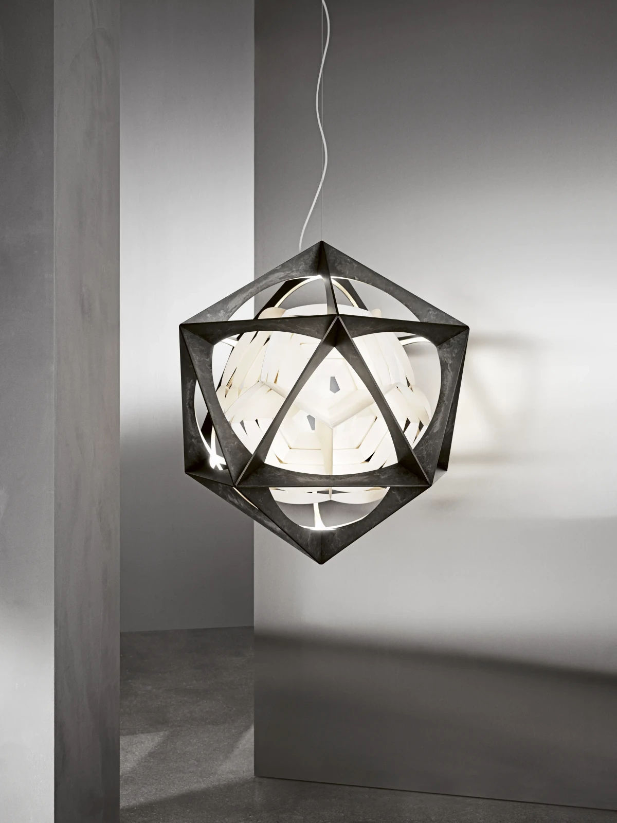 OE Quasi Light – Dark aluminium Ø 900 LED 3000K 118W, Bluetooth