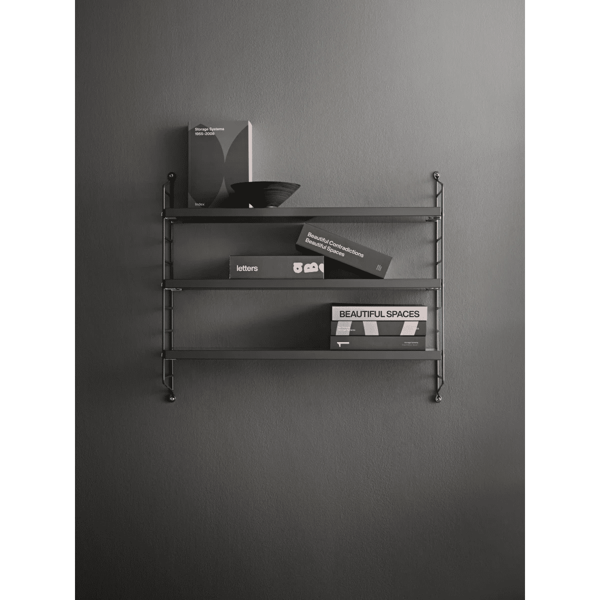 String Pocket 60x15x50 Mørk grå