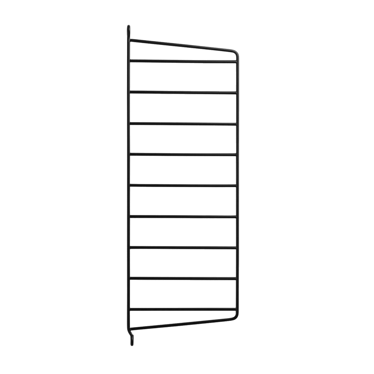 Vegggavl 20x50 Svart – 2 stk