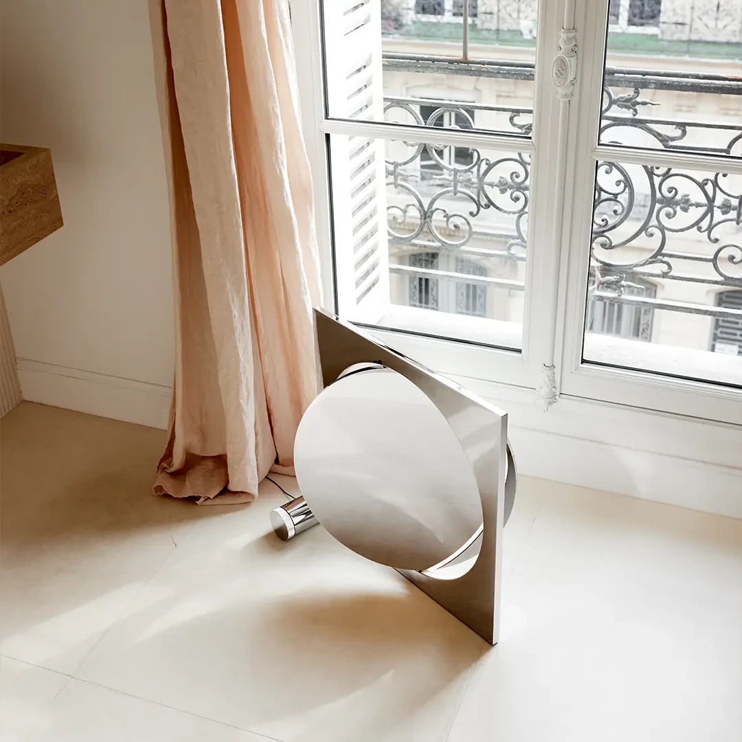 Moonsetter – High lustre chrome/white 600x600
