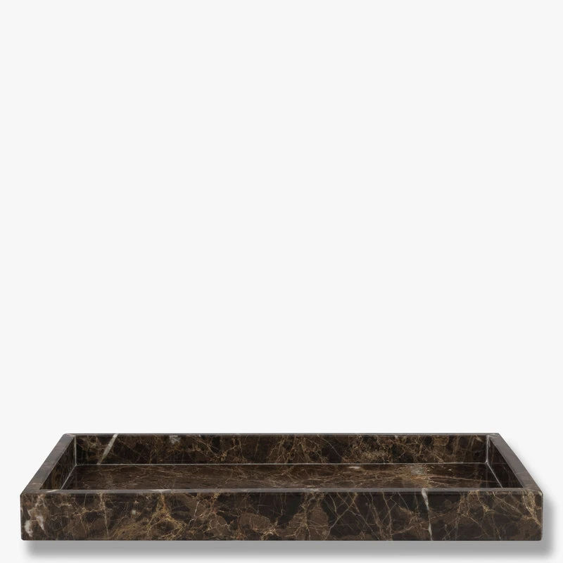 MARBLE dekorativ brett, Brown
