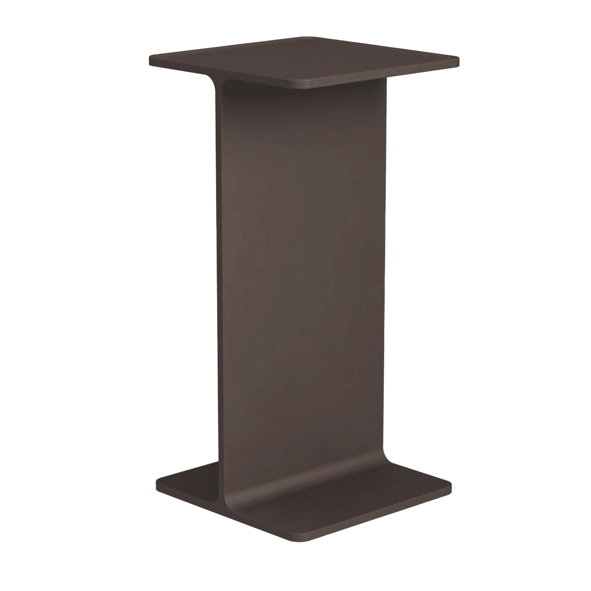 Museum Pedestal 15x15x30 Mørk brun