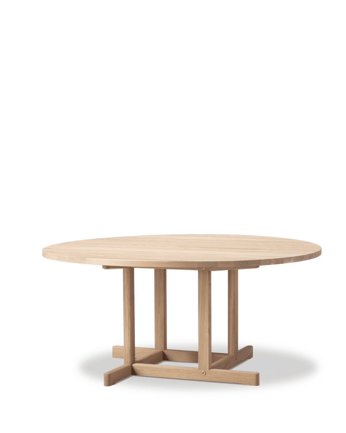 BM80 (5272) Mogensen Coffee Table, Ø120 cm – Eik såpe, FSC Mix 70%