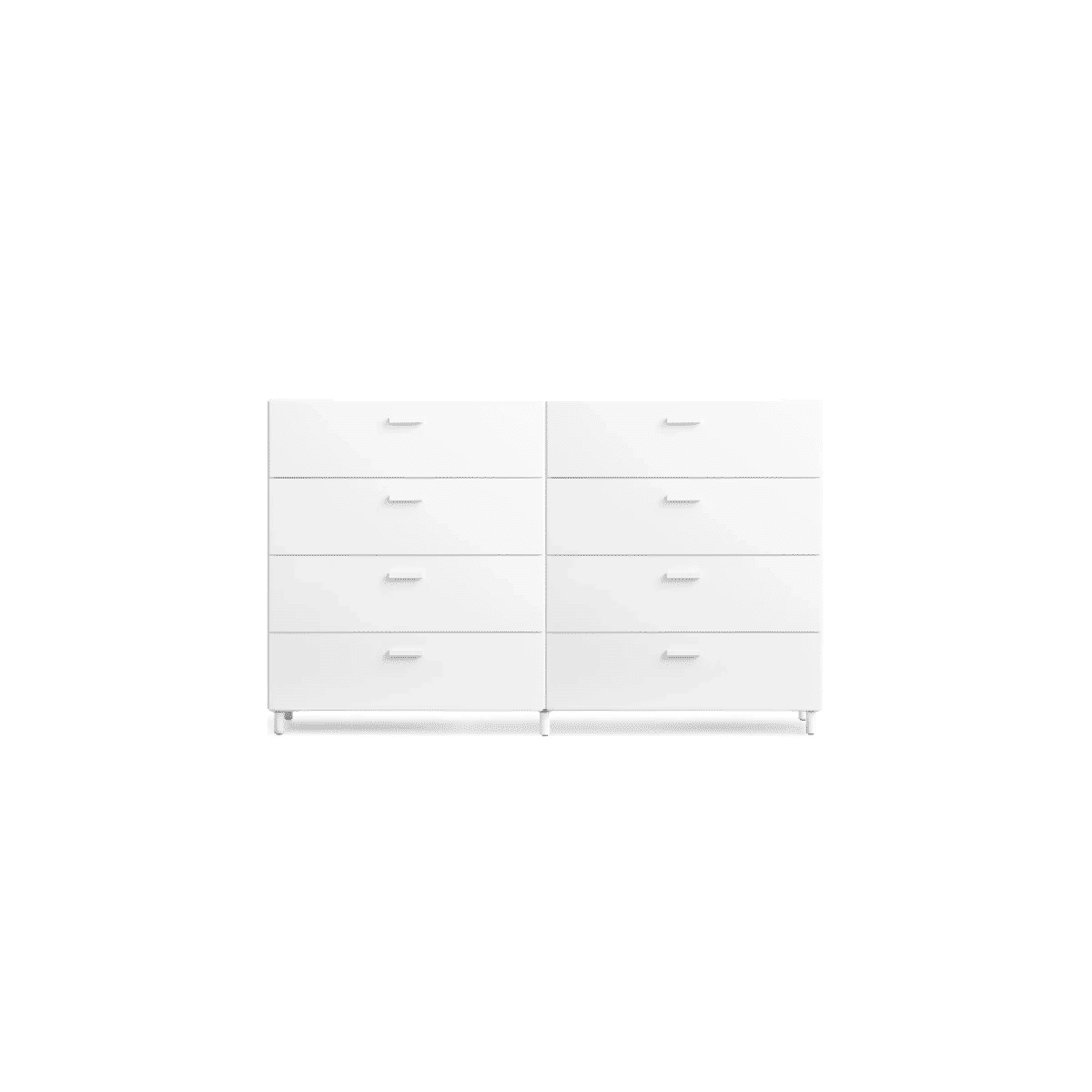 Relief sammenkoblingsben 2,8x6,5 Hvit – 2 stk