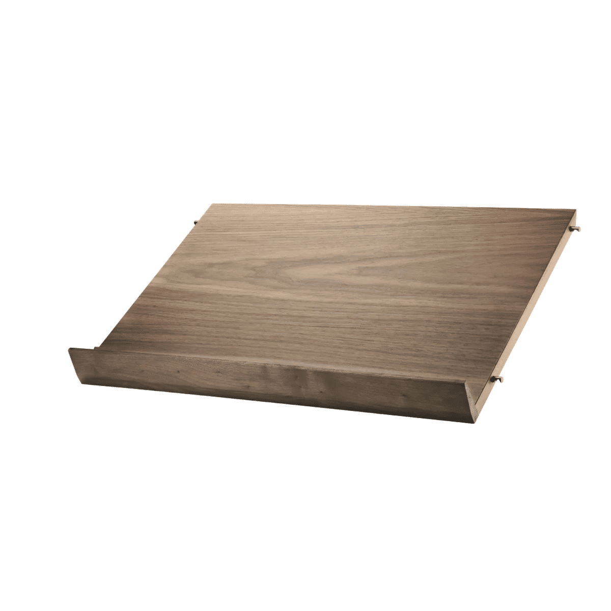Tidsskrifthylle i heltre 58x30x15 Valnøtt