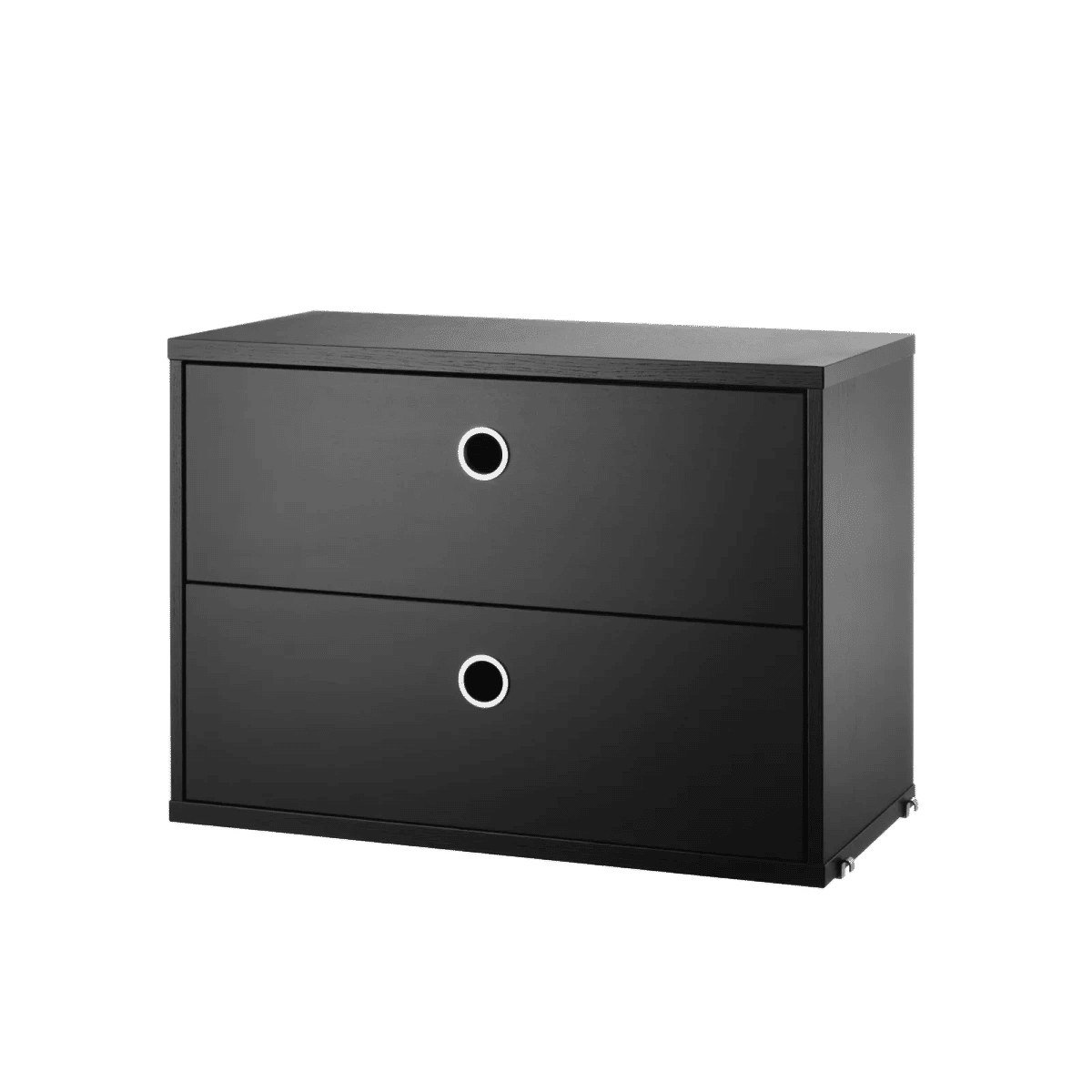 Kommode 58x30x42 Svartbeiset ask