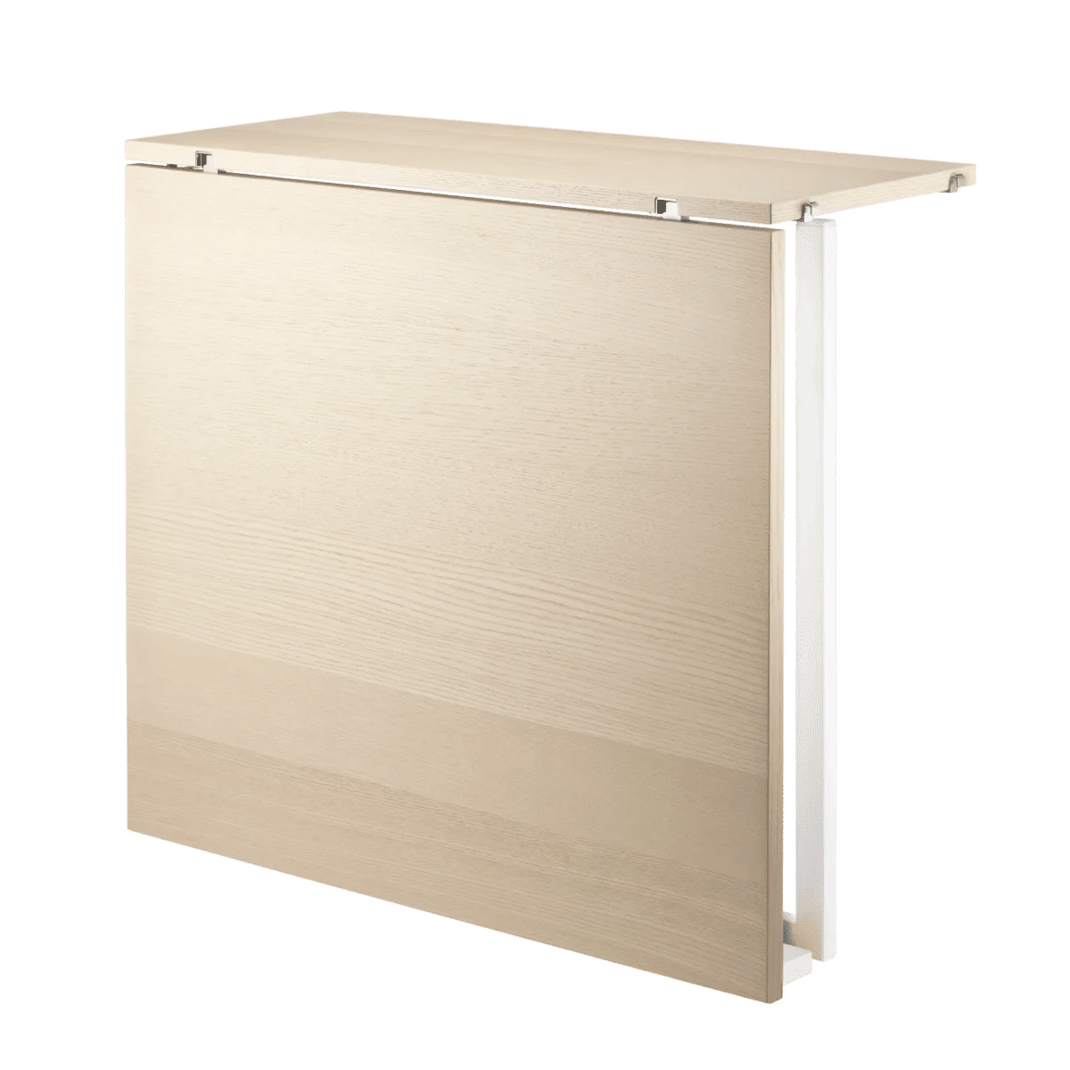 Klaffebord 78x30x71 Ask, Hvit