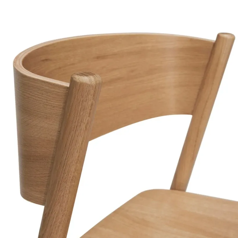 Oblique Spisestol Natur