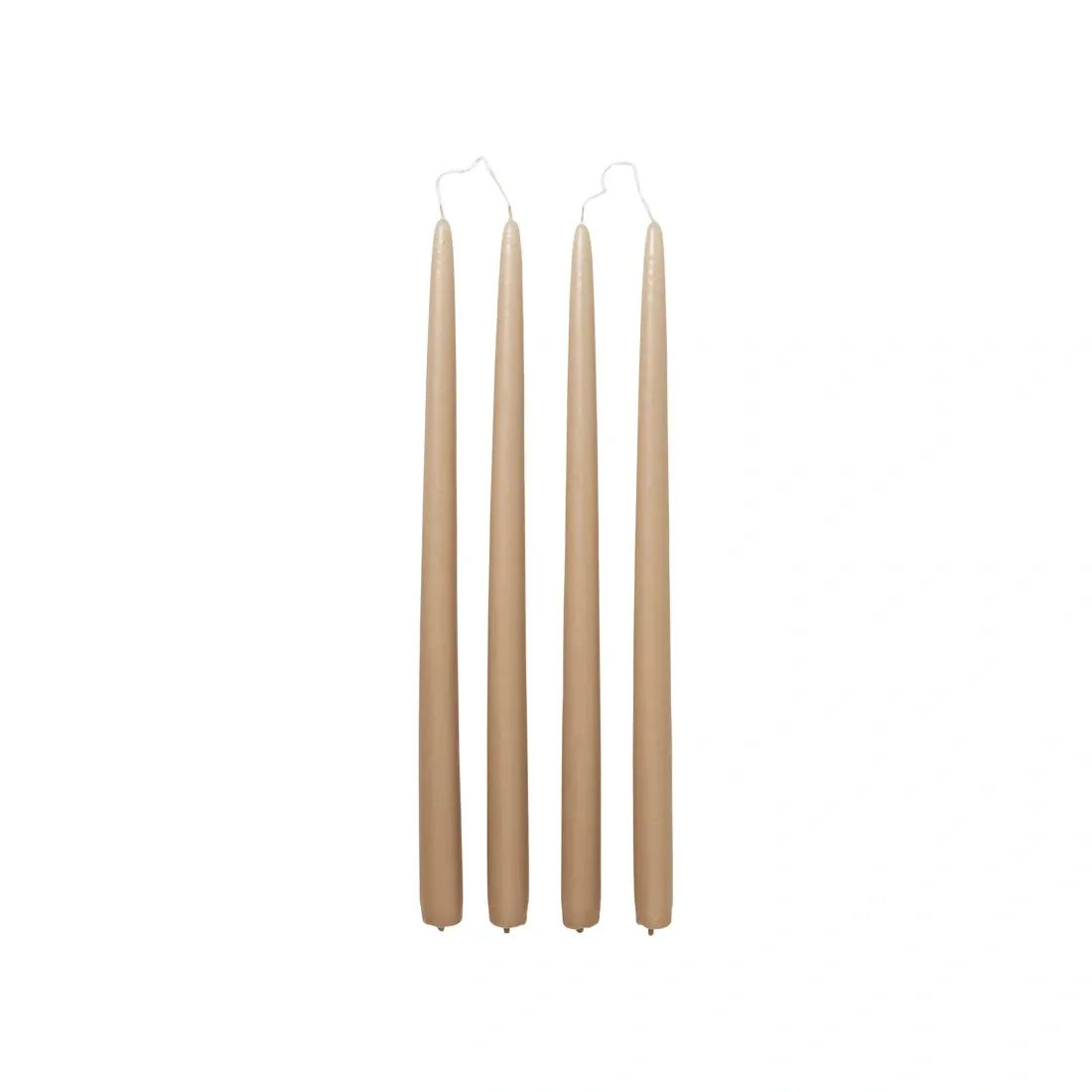 Smooth Kronelys Walnut H38 cm